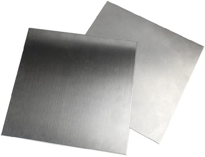 Roestvrijstalen Platen - Metalen Vellen - Doe-het-zelf Projecten - Roestvrij Staal 304 - 200x200x0.6 mm - Zilver