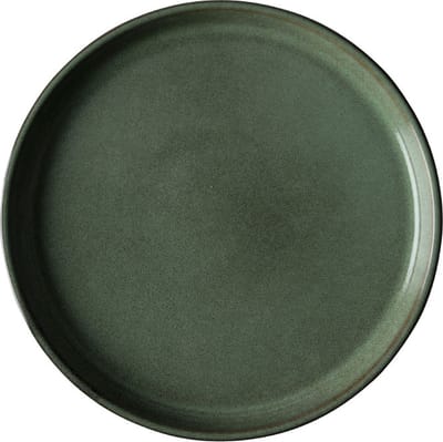 Dutch Rose Serenity Borden - Ø 18,5cm - Stoneware Handgemaakt - Groen