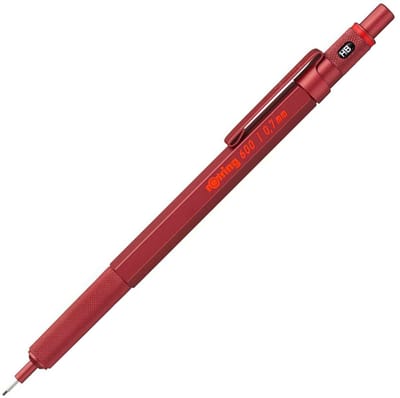 rOtring 600-vulpotlood - 0,7 mm - Rode behuizing