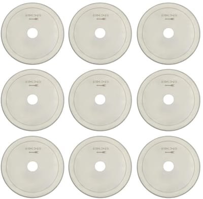 10 Stks Ultradun Diamantzaagblad - Ronde Snij- en Slijpschijf voor Edelsteensieraden, 100 mm, 0,23 mm Dikte