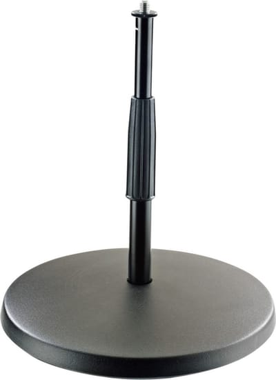 König & Meyer 23320 microfoonstatief Gummieenl hoogte 217-347mm - Microfoonstandaard