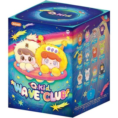 Jotoys Q Baby Radio Club Mini Pluche Blind Box Sleutelhanger Knuffelpop Schattig Meisje Cadeau Trendy Speeltje Bureau Decoratie Figuurtje multi