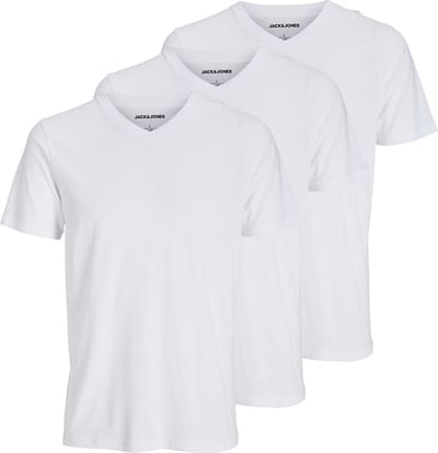 JACK&JONES - JACBASICV-NECK TEE 3 PACK - Heren - T-shirts
