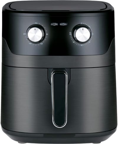 SAVI® Airfryer xl - Airfryer xxl - Heteluchtfriteuse - Zwart- 38cm x 29cm x 33cm