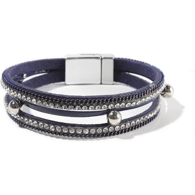 39 Stijl Handgemaakte Echt Leer Dames Armband Voor Vrouwen Bedelarmband Wikkelarmband black