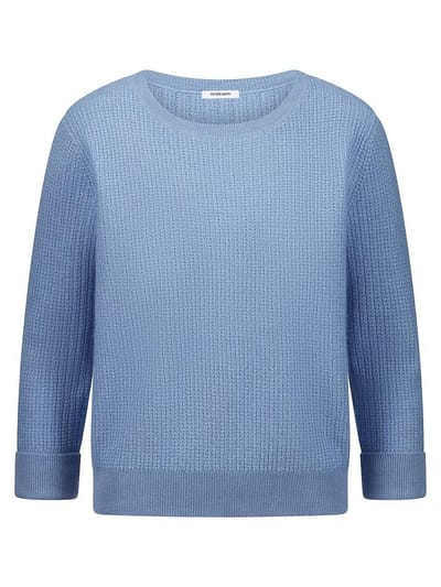 Trui kasjmier Van Peter Hahn blauw