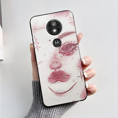 Hoesje Cover Voor Motorola Moto G7 Play Prachtig Hoesje Zachte Siliconen Shell Voor Motorola Moto G7 Power Schattig Cartoon Zwart Hoesje Moto G7 Play
