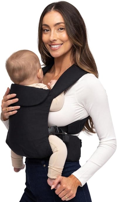 Baby drager - Luchtdrager draagzak - Baby comfortabel dragen - Ademend linnen materiaal - 7 tot 45 lbs - Raven