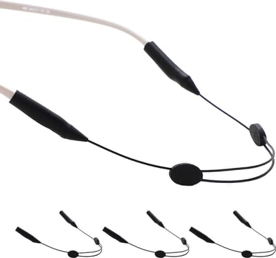 Somstyle 4x Brillenkoord - Tot 35 CM - Zonnebril Koord - Dames & Heren - Zwart