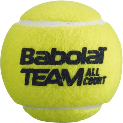 Tube met 4 tennisballen Babolat Team All Court