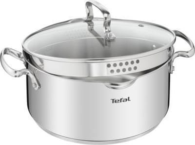 Tefal Duetto+ Kookpan - 24 -Rond - Roestvrijstaal