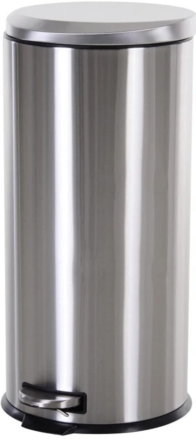 Rumi Prullenbak 30 liter - Pedaalemmer Prullenbak 30L - RVS Zwart - Soft Close - Pedaalemmer 30 Liter - Prullenbak 30 Liter