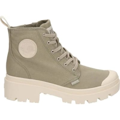 Palladium Palladium Pallabase veterboots taupe Canvas - Maat 37