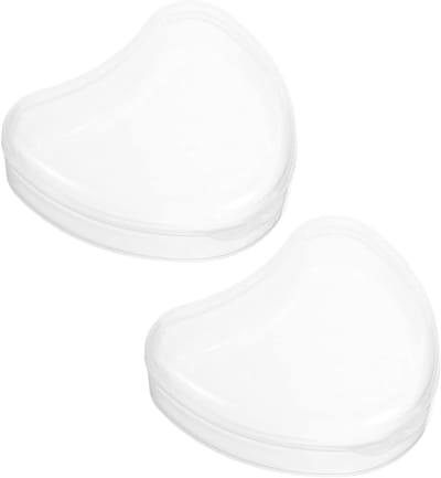 Kunstgebit Opbergdoos - Prothese Houder - Hygiënisch Bewaren - Ademend Dekselontwerp - 2 Stuks 7.2cm - Diverse Kleuren