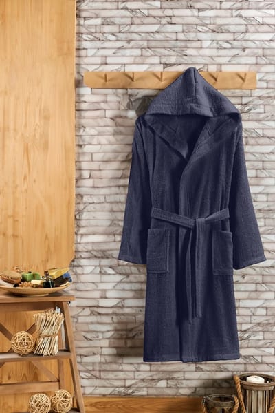 Sauna - Ochtendjas - Antraciet - Badstof - Wellness - Valt L