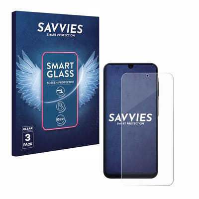 3 Stuks Savvies Screenprotector - geschikt voor Samsung Galaxy A17 5G - beschermfolie glas transparant
