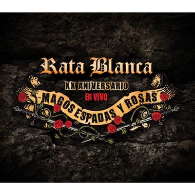 CD RATA BLANCA - Magos Espadas Y Rosas (XX Jubileum 88697932452 Tocka Discos, S 2011 Argentijnse Rock Gebruikt beige