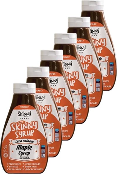 Skinny Food Co | Zero Calorie Syrup | Maple | 6 stuks | 6 x 425 ml