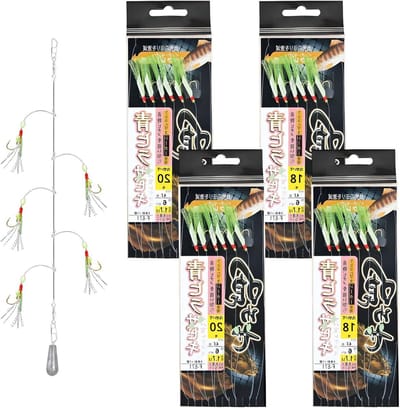 Vlieg Visgerei - Zee Vissen - Vissen Vangen - Lichtgevende Parels - 30 Stuks - Groen