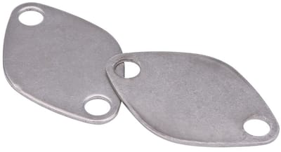 Dailygoods- EGR Klep Pakking Roestvrij Staal - EGR Valve Blanking Blok Plaat Kit - Duurzaam - Eenvoudig te Installeren - Geschikt voor ESPACE LAGUNA MASTER 2.2 2.5 dCi - Gewicht 50 g - Afsluitplaat