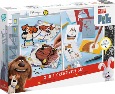 THE SECRET LIFE OF PETS - 2 in 1 CREATIVITY SET