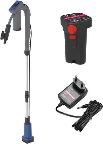 Accu Regentonpomp 12V, 1500 l/h met Droogloopbeveiliging, Opvoerhoogte 11m, Inclusief Accu