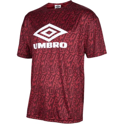 Umbro Graffiti Heren Bordeaux T-Shirt