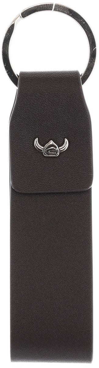 Golden Head Leren sleutelhanger Polo Schlüsselanhänger 5158 Dunkelbraun donkerbruin