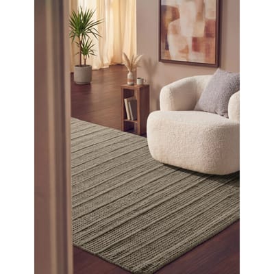 Ted Baker Camden wollen vloerkleed Parker Grijs - 80 x 150 cm - (XS)