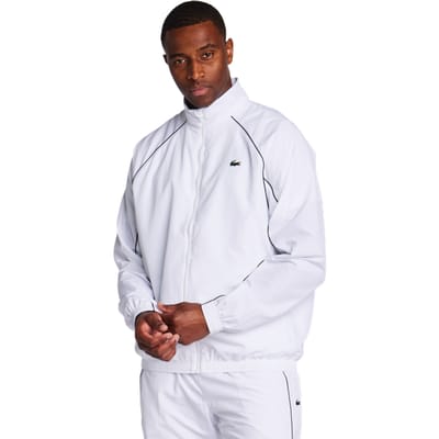 Lacoste Taffeta Piping Trainingspakken Heren - Wit - Maat XS - Poly Woven