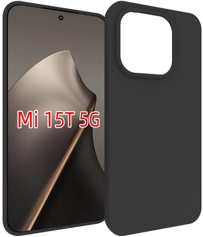 MobyDefend Hoesje - Geschikt voor Xiaomi 15T - TPU Backcover - Mat Zwart