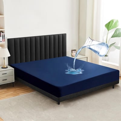 Waterdichte matrasbeschermer 180 x 200 cm, ademend hoeslaken voor optimale matrasbescherming