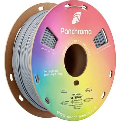 Polymaker CA05004 Panchroma™ Satin Filament PLA kunststof Gesatineerd, Hoge stijfheid 1.75 mm 1000 g Grijs 1 stuk(s)