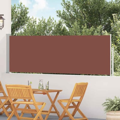 vidaXL - Tuinscherm - uittrekbaar - 100x514 - cm - bruin
