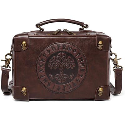 Europese en Amerikaanse Punk Retro Stijl Reliëf Dames Eén Schouder Diagonale Straddle Tas black