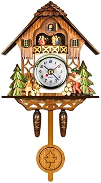 HEZIVO® Koekoeksklok Modern - Vogelhuisje - Wandklok & Kastklok