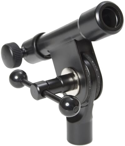 König & Meyer Schwenkgelenk komplett 210/2 S M8 Pilz rubber plaatje Knevel - Accessoire voor stands