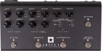Blackstar Dept.10 Amped 3 - Floor format gitaarversterker - zwart
