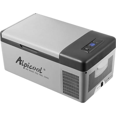D C12/24 V A C110-240 V 15L voiture réfrigérateur congélateur glacière refroidisseur automatique réfrigérateur compresseur réglable type 1 gray