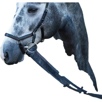 Rambo Micklem Competition Bridle Teugels Grijs Full