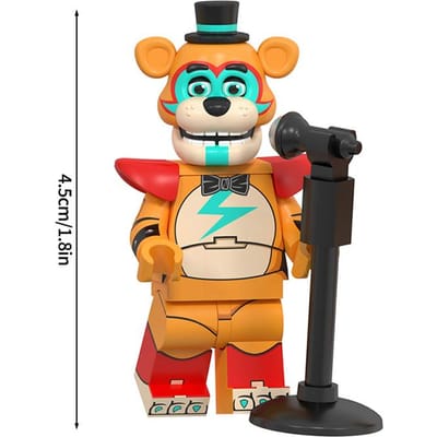 Schattige Freddy Bonnie Mini Blokken Ornament Hot Games Figuur Cartoon Assembly Blokken Speelgoed Feestartikelen Kinderen Cadeaus AS SHOWN
