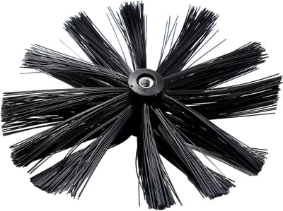 Schoorsteen Borstel - Droger Vent Reiniger - Schoorsteen Onderhoud - 200mm Nylon Varkenshaar - M8 Draad Interface - Zoals Afgebeeld