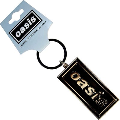 Oasis - Logo Sleutelhanger - Zwart/Zilverkleurig