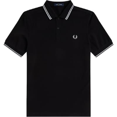 Fred Perry Polo Zwart 350 - Maat XXL - Heren