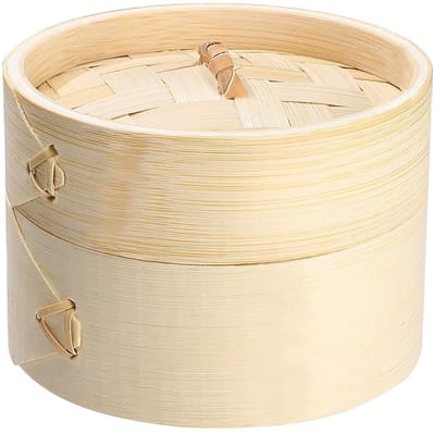 Dailygoods- Bamboe Stoommand - Mini Stoommandje - Dim Sum Stoommand - Feestartikelen - Bruiloft Decoratie - Verjaardag Benodigdheden