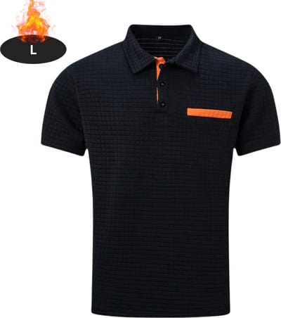 Livano Poloshirt Heren - T-Shirt Heren - Shirt - Overhemd - Polo Shirt - Zwart - L