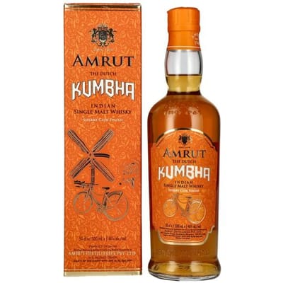 Amrut Whisky Amrut THE DUTCH KUMBHA Single Malt Whisky Sherry Cask Finish 46% Vol. 0,5l in geschenkverpakking
