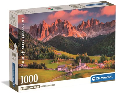 Clementoni - Puzzel - 1000 Stukjes - Magische Dolomieten - Puzzel Voor Volwassenen - High Quality Collection