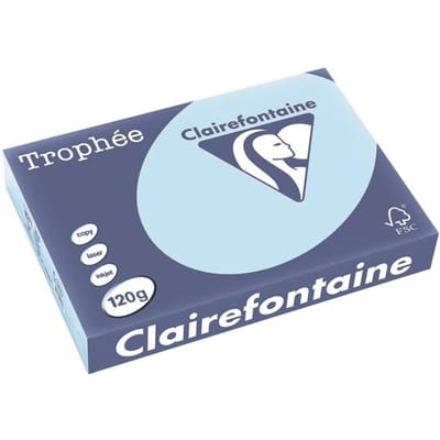 Clairefontaine Blauw 120 grams A4 Gekleurd papier (250 vel) Gekleurd papier
