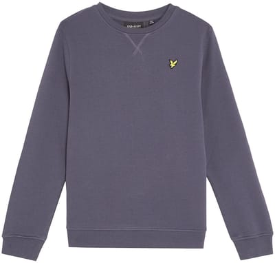 Lyle & Scott Crew Neck Sweatshirt Boys Truien & Vesten Jongens - Sweater - Hoodie - Vest- Paars - Maat 140/146